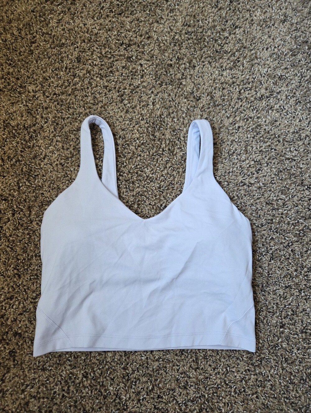 Lululemon Align Tank Top Light Support A/B CUP Serene Blue Size 6